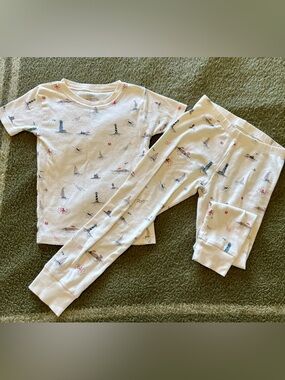 Little Planet Nautical Short Sleeved Pajama Set 5T